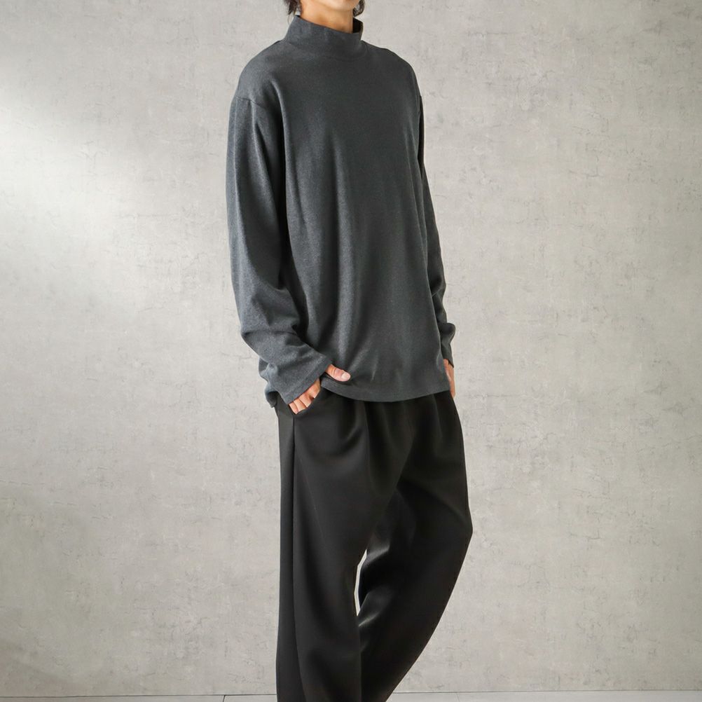 URBAN COLLECTION スムスストレッチモックネックロングスリーブTシャツ メンズ商品サムネイル-8