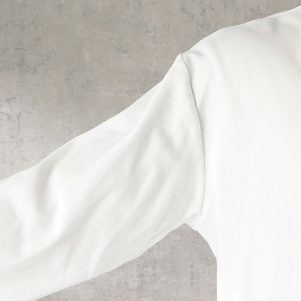 URBAN COLLECTION スムスストレッチモックネックロングスリーブTシャツ メンズ