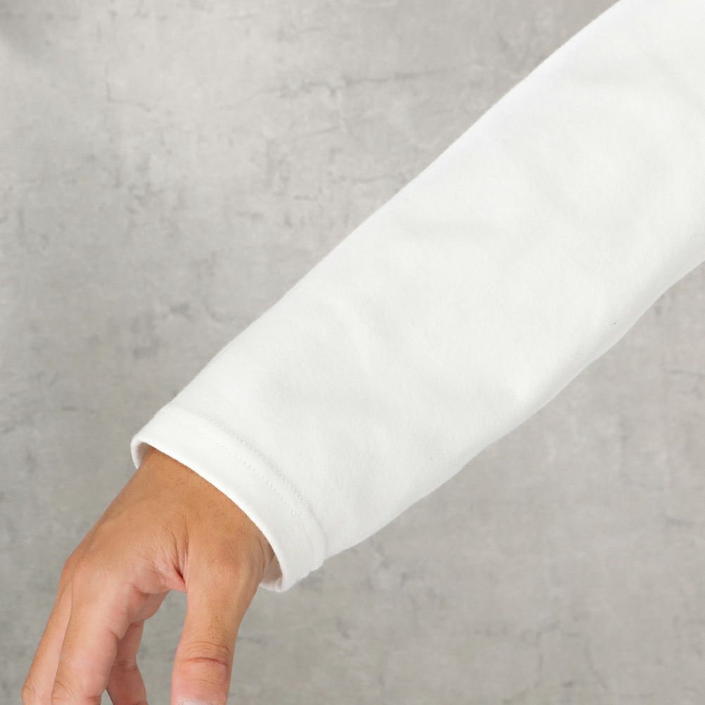 URBAN COLLECTION スムスストレッチモックネックロングスリーブTシャツ メンズ