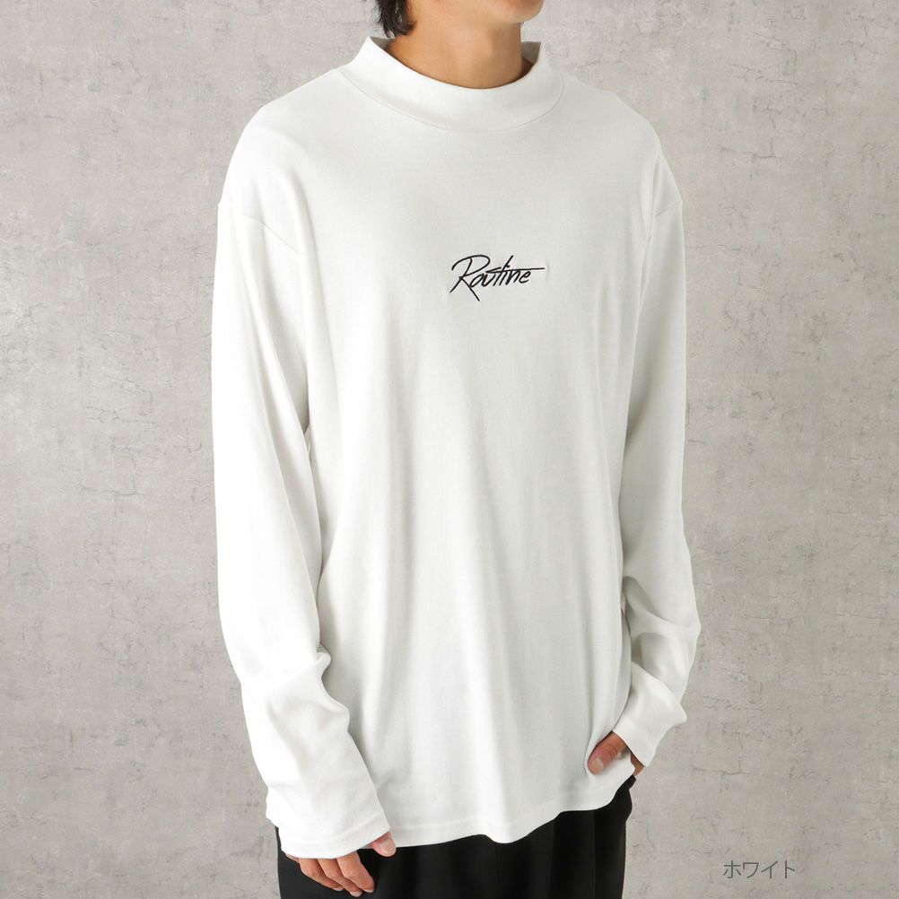 メンズ Tシャツ 一目瞭然 カットソー フロントライン ワンポイント XL 