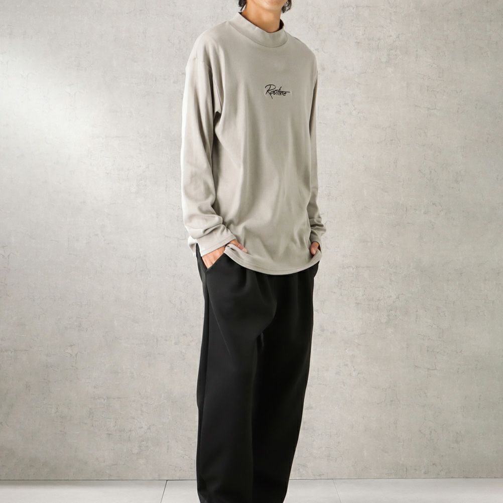 URBAN COLLECTION スムスワンポイント刺繍モックネックロングスリーブTシャツ メンズ商品サムネイル-8