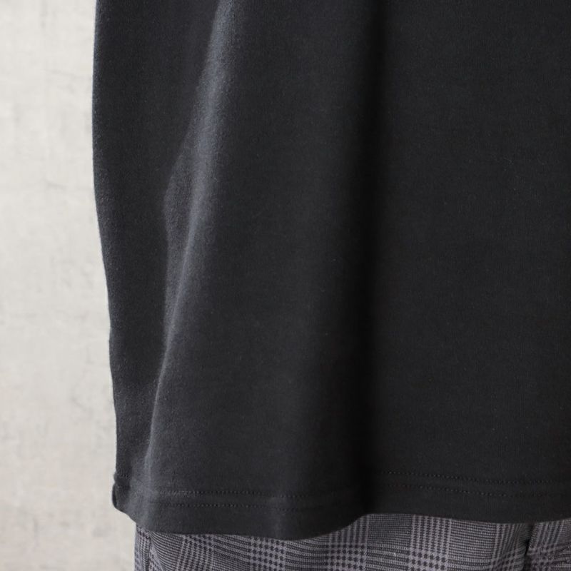 URBAN COLLECTION スムスワンポイント刺繍モックネックロングスリーブTシャツ メンズ商品画像-12