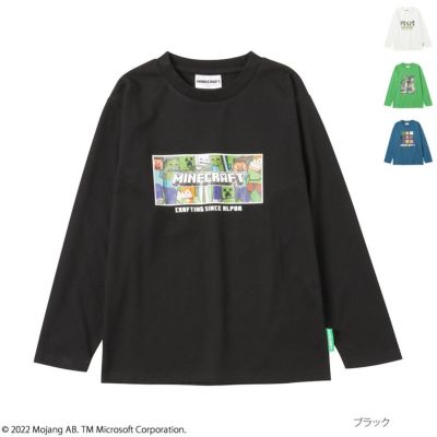 Minecraft マインクラフト ロングスリーブTシャツ キッズ