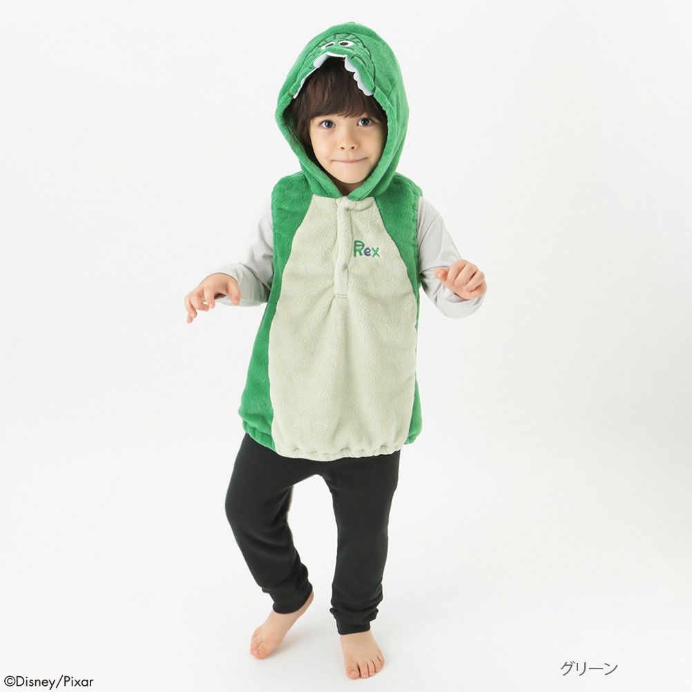 [期間限定価格]【オンラインストア限定】PIXAR ディズニー / ピクサー TOY STORY トイ・ストーリー レックス / 着ぐるみベスト キッズ商品サムネイル-1