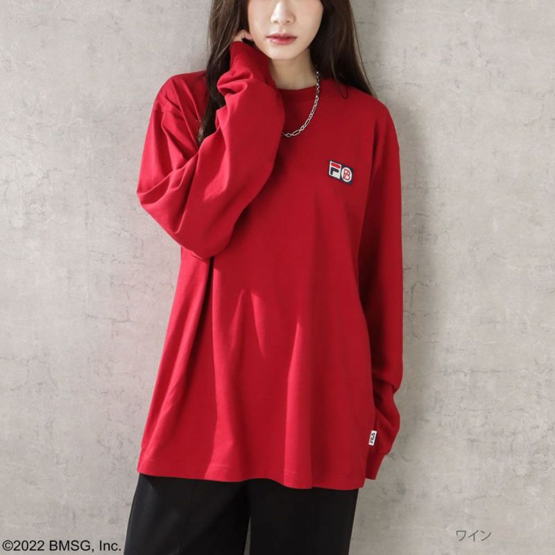 FILA×BE:FIRST 刺繍ロングスリーブTシャツ レディース