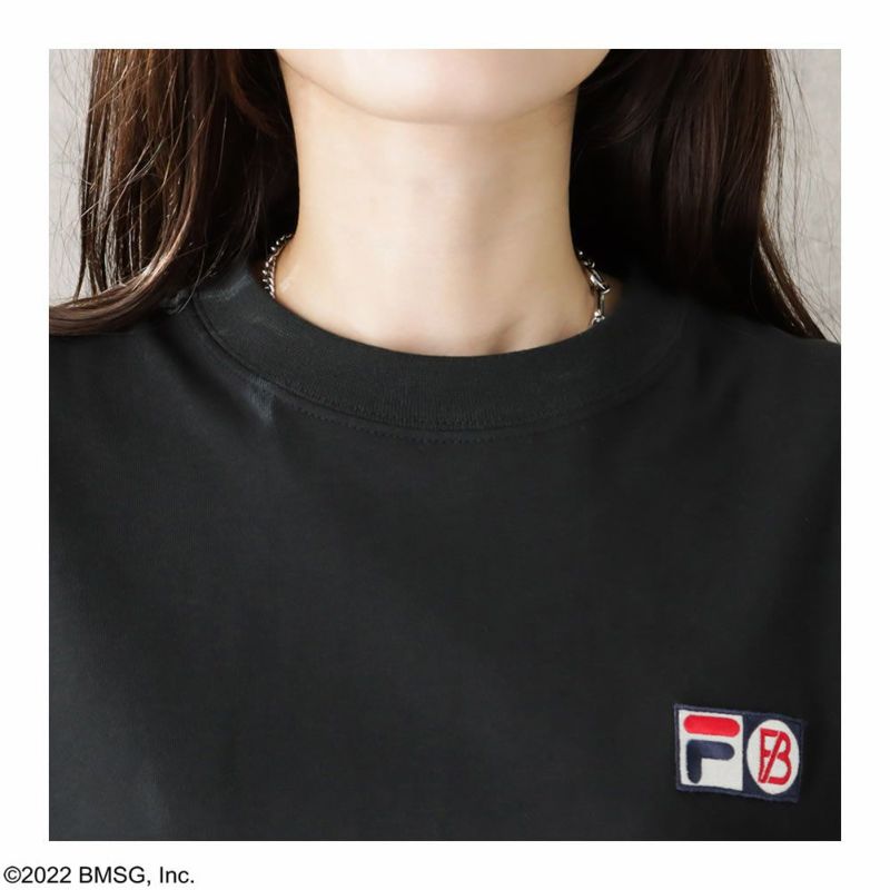 FILA×BE:FIRST 刺繍ロングスリーブTシャツ レディース【クリアファイル1枚とフォンタブ1個をプレゼント】