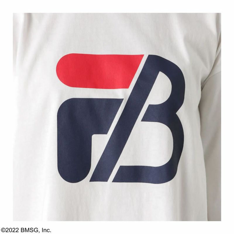 FILA×BE:FIRST ロゴプリントロングスリーブTシャツ レディース