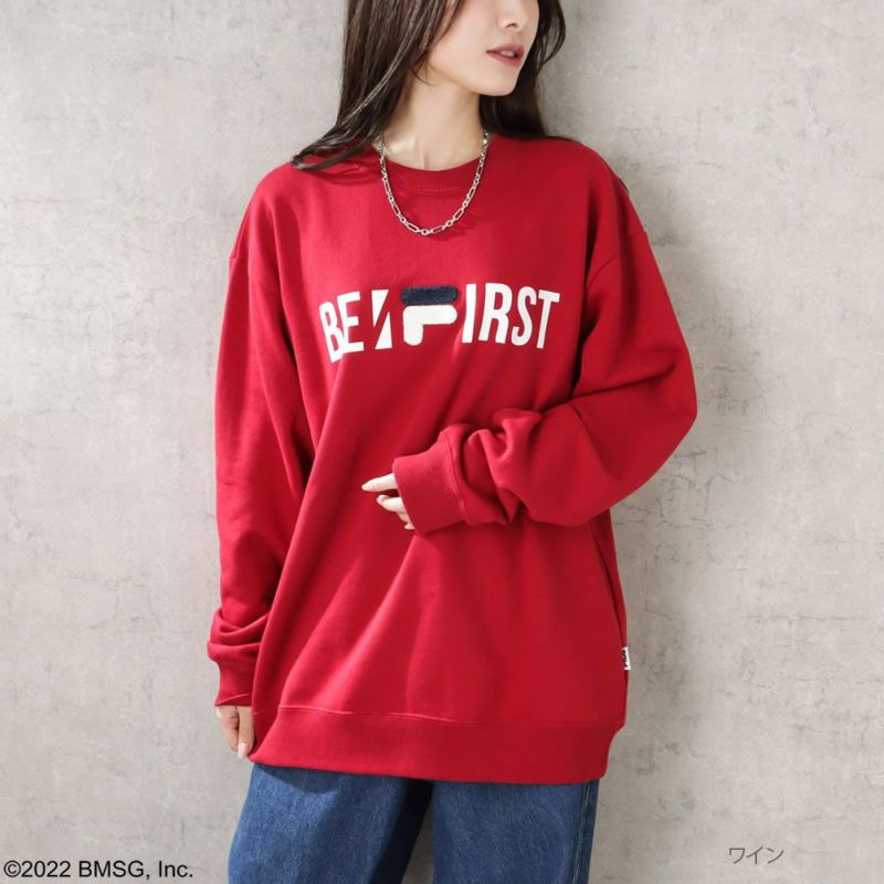 FILA×BE:FIRST クルートレーナー レディース【クリアファイル1枚とフォンタブ1個をプレゼント】商品画像-3