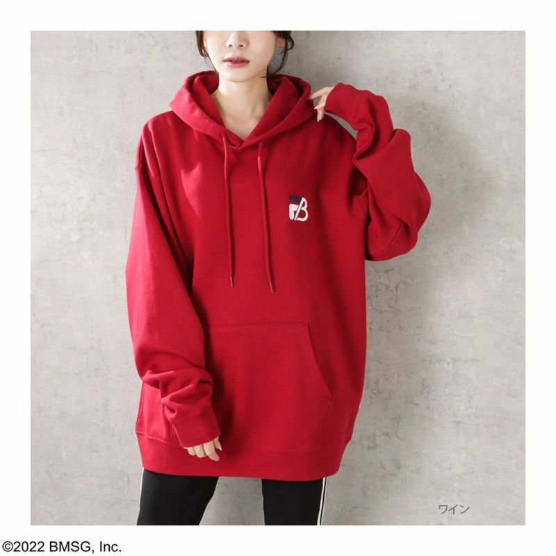 FILA×BE:FIRST プルパーカー レディース【クリアファイル1枚とフォンタブ1個をプレゼント】商品画像-3