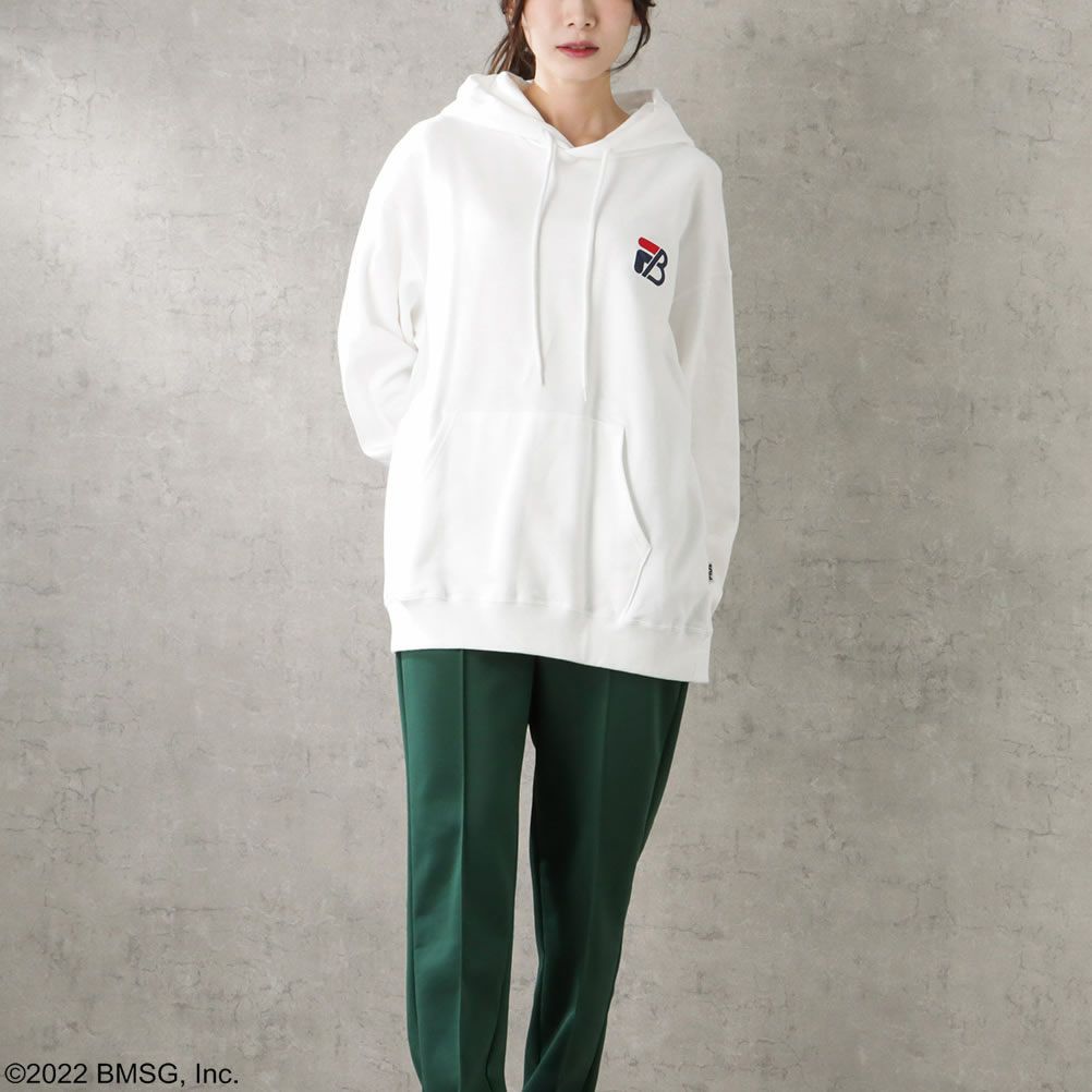 【クリアファイル1枚とフォンタブ1個をプレゼント】FILA×BE:FIRST プルパーカー レディース