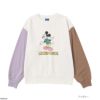 Disney 袖配色裏毛トレーナー キッズ