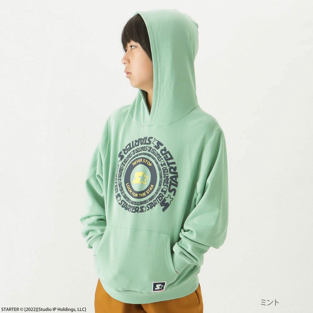 STARTER ロゴプルオーバーパーカー キッズ