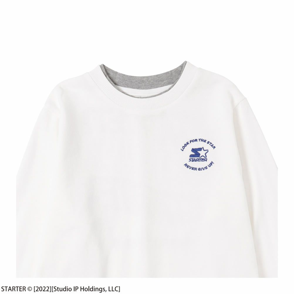 STARTER フェイクレイヤードトレーナー キッズ