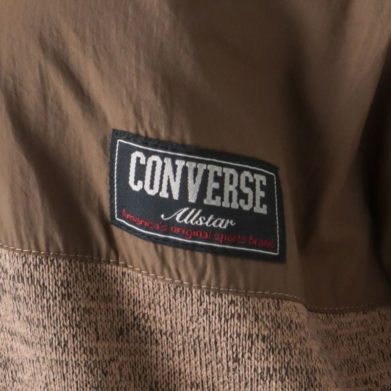 CONVERSE ニットフリーススタンドジップ レディース