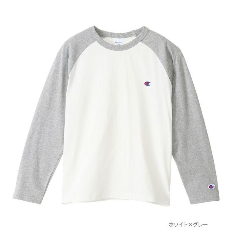 Champion ベーシックラグラン長袖Tシャツ キッズ