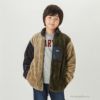 NAVY ボアフリースフルジップジャケット キッズ