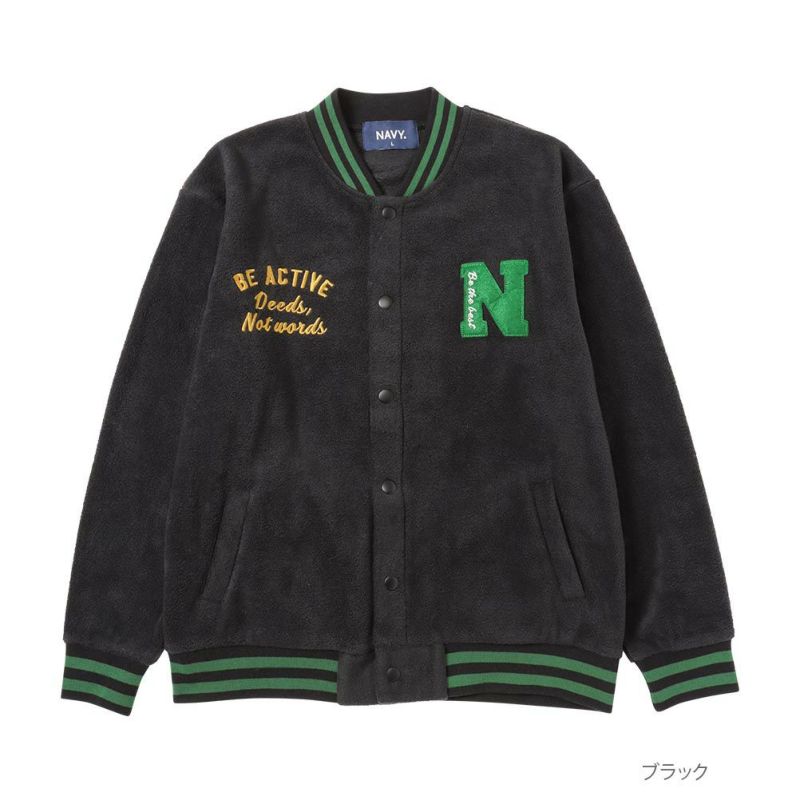 NAVY フリーススタジアムジャンパー キッズ