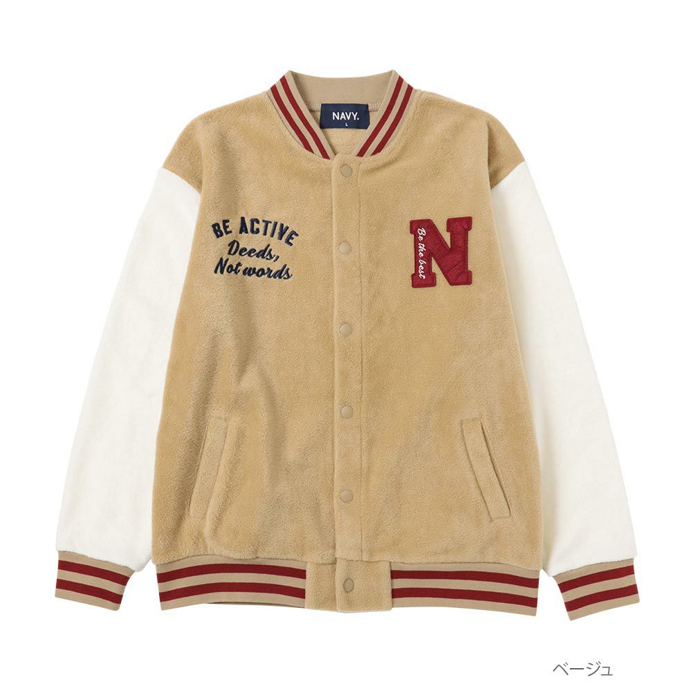 NAVY フリーススタジアムジャンパー キッズ