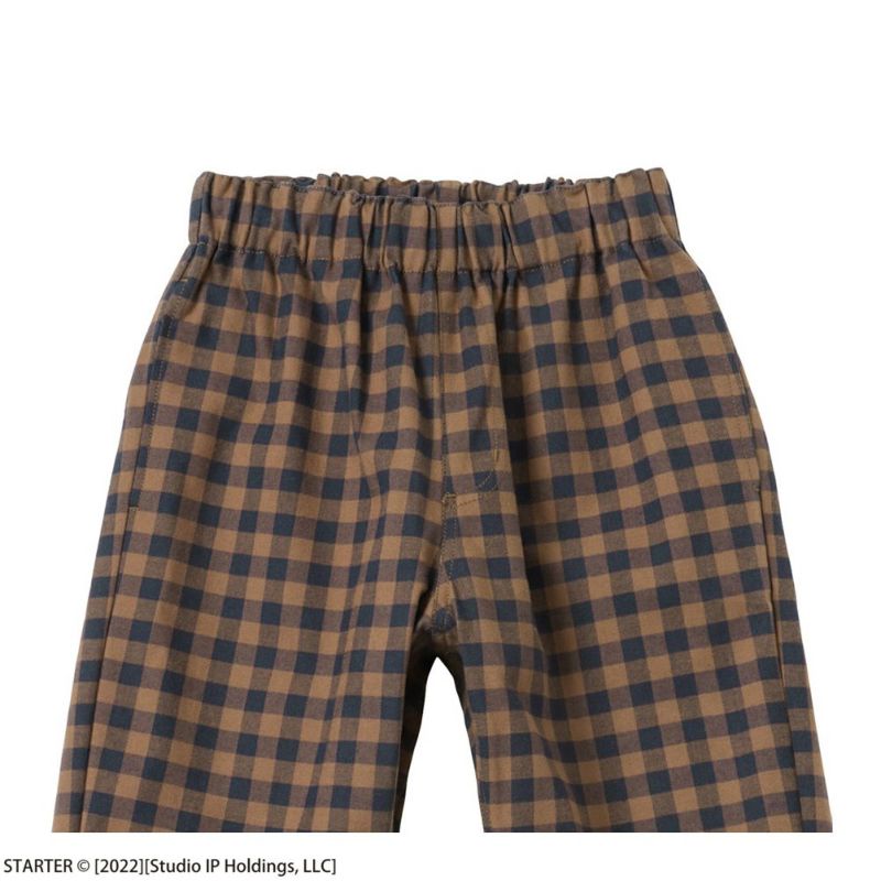 STARTER 先染めチェック柄スケーターパンツ キッズ商品画像-3