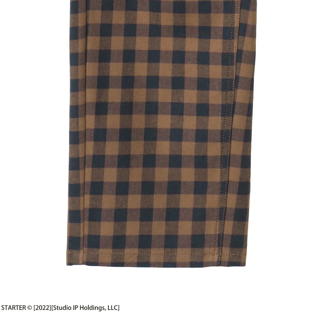 STARTER 先染めチェック柄スケーターパンツ キッズ