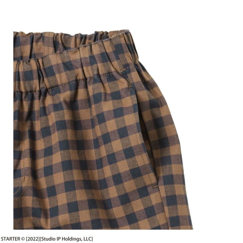 STARTER 先染めチェック柄スケーターパンツ キッズ商品画像-5