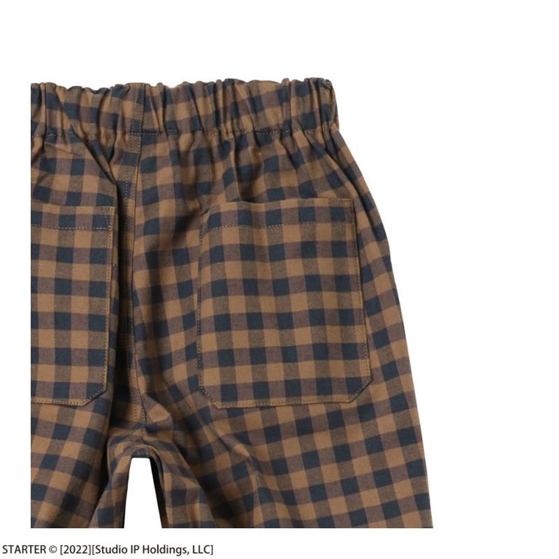 STARTER 先染めチェック柄スケーターパンツ キッズ商品画像-6