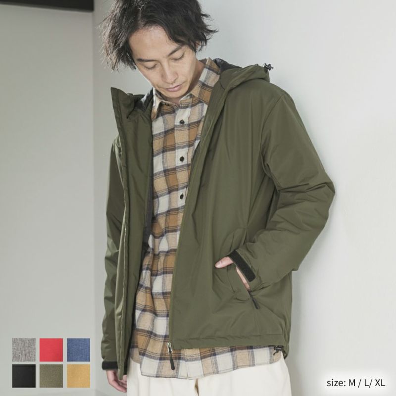 NAVY オールウェザー中綿パーカー メンズ商品画像-1