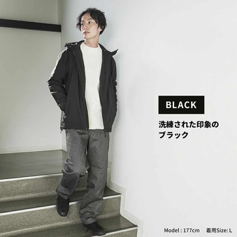 NAVY オールウェザー中綿パーカー メンズ商品画像-7