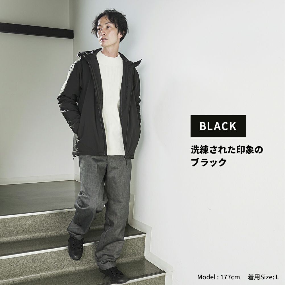 NAVY オールウェザー中綿パーカー メンズ商品サムネイル-7