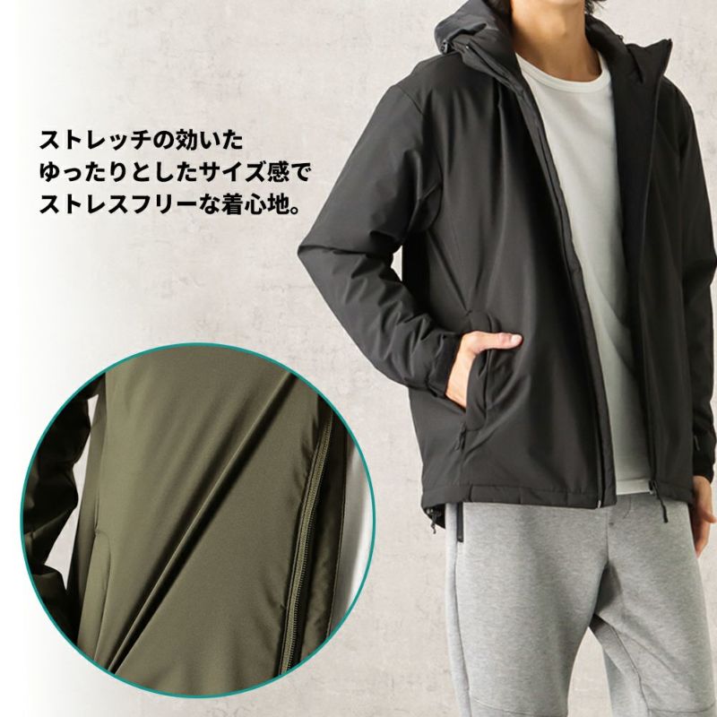 NAVY オールウェザー中綿パーカー メンズ商品画像-14