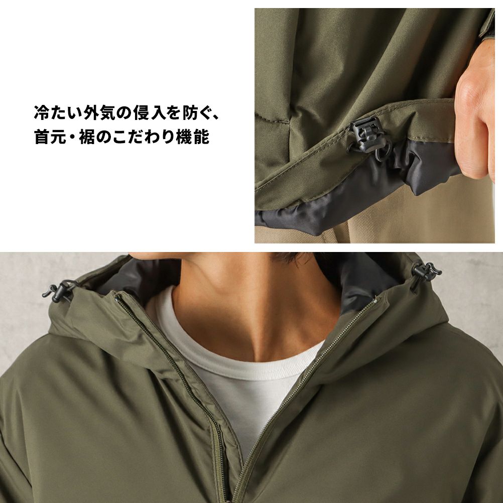 NAVY オールウェザー中綿パーカー メンズ商品サムネイル-16