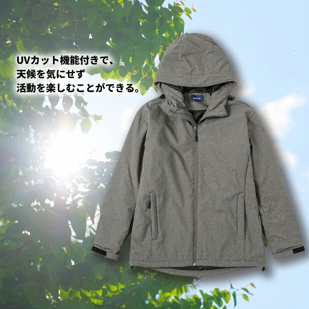 NAVY オールウェザー中綿パーカー メンズ商品サムネイル-17