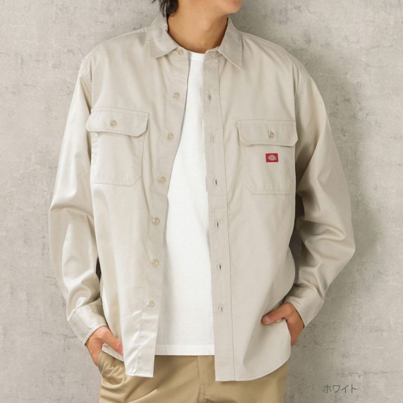 Dickies ツイルワークシャツ メンズ