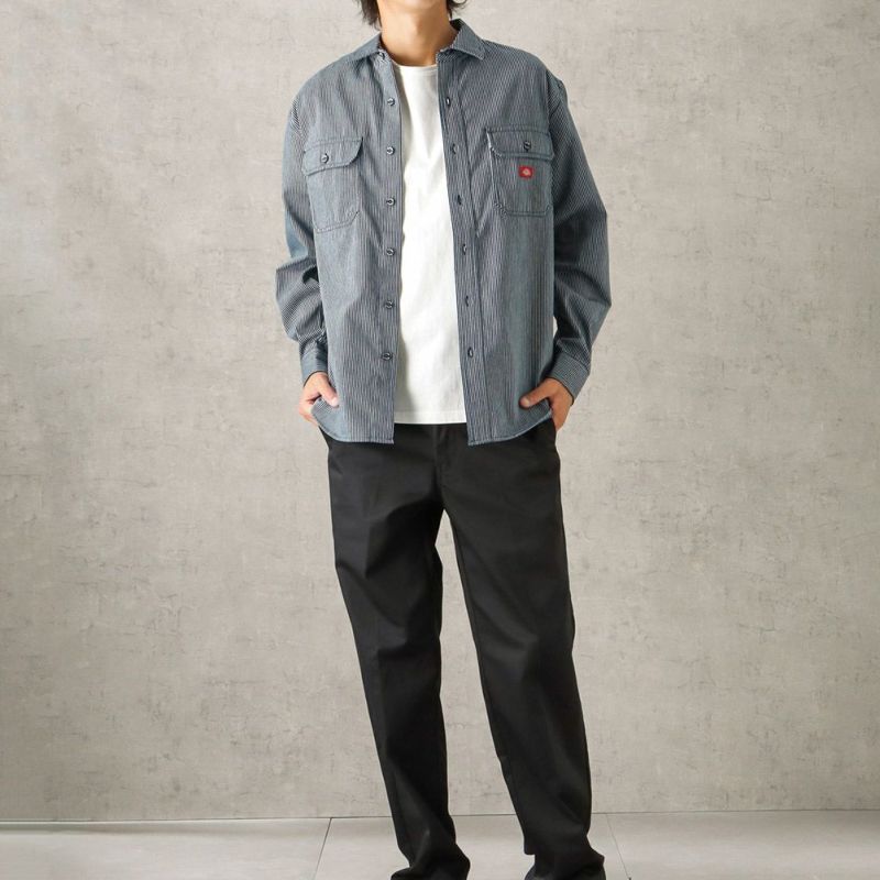 Dickies ツイルワークシャツ メンズ