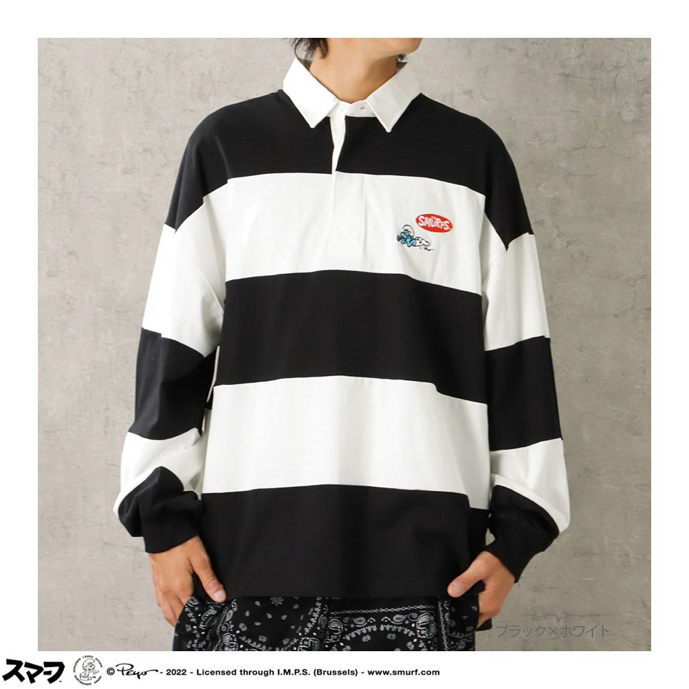 Smurf スマーフ ロングスリーブラガーシャツ メンズ