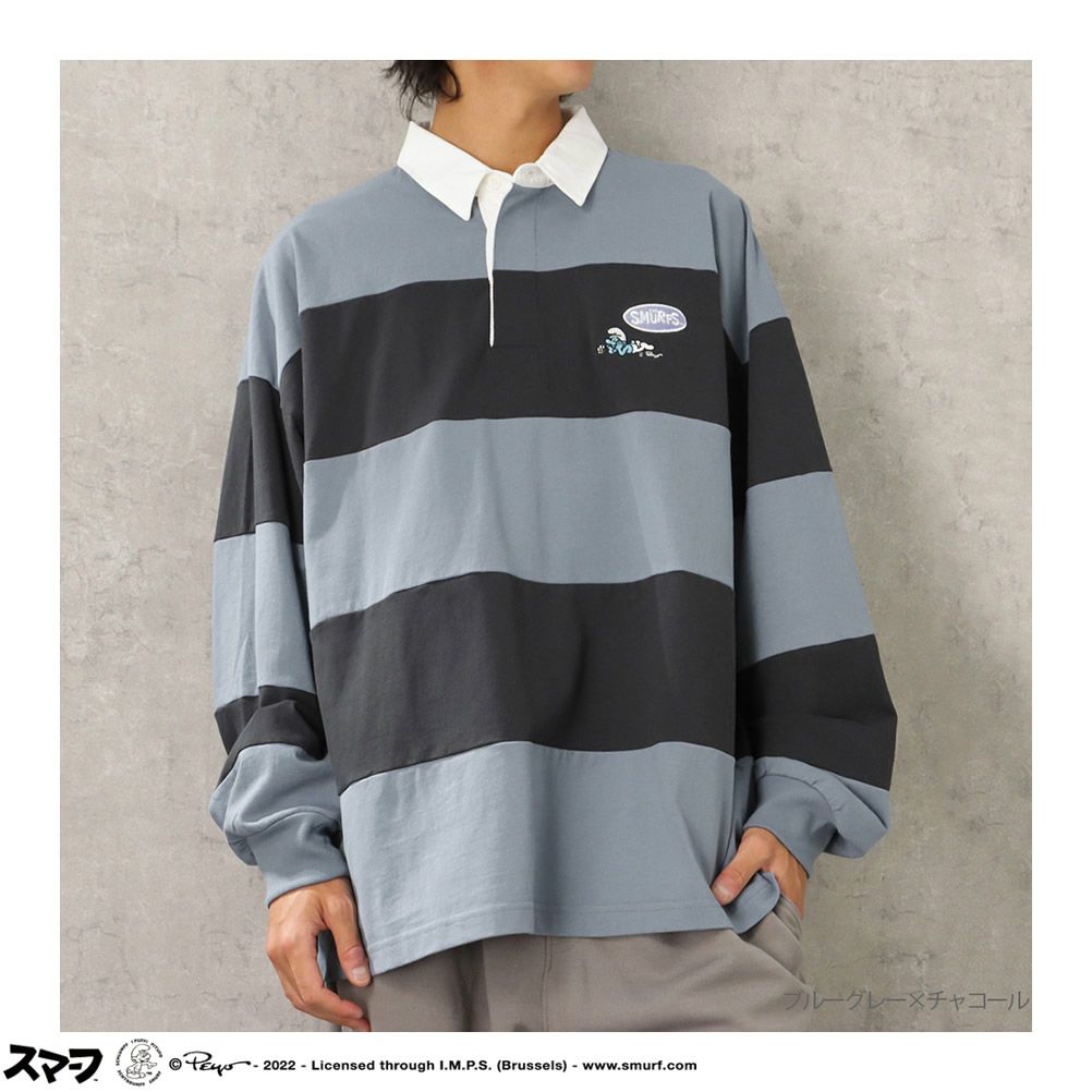 Smurf スマーフ ロングスリーブラガーシャツ メンズ
