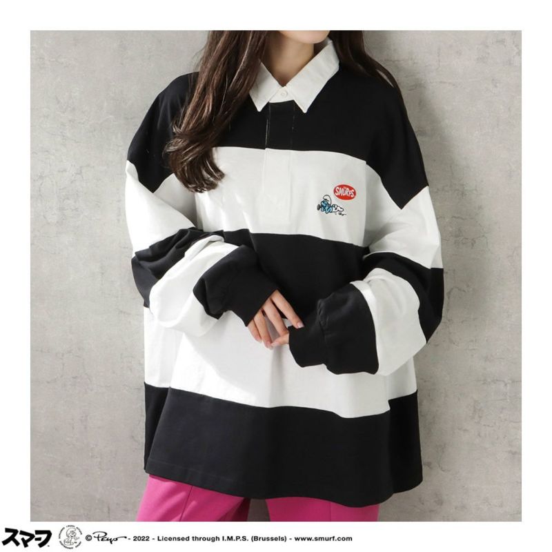 【オンラインストア限定】Smurf スマーフ ロングスリーブラガーシャツ メンズ商品画像-5