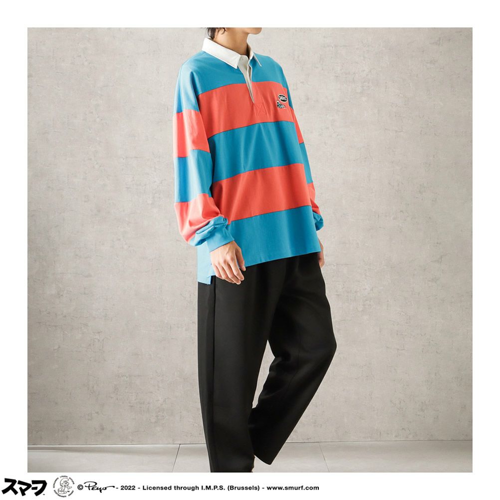 Smurf スマーフ ロングスリーブラガーシャツ メンズ