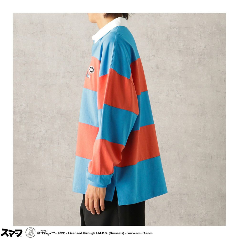 Smurf スマーフ ロングスリーブラガーシャツ メンズ