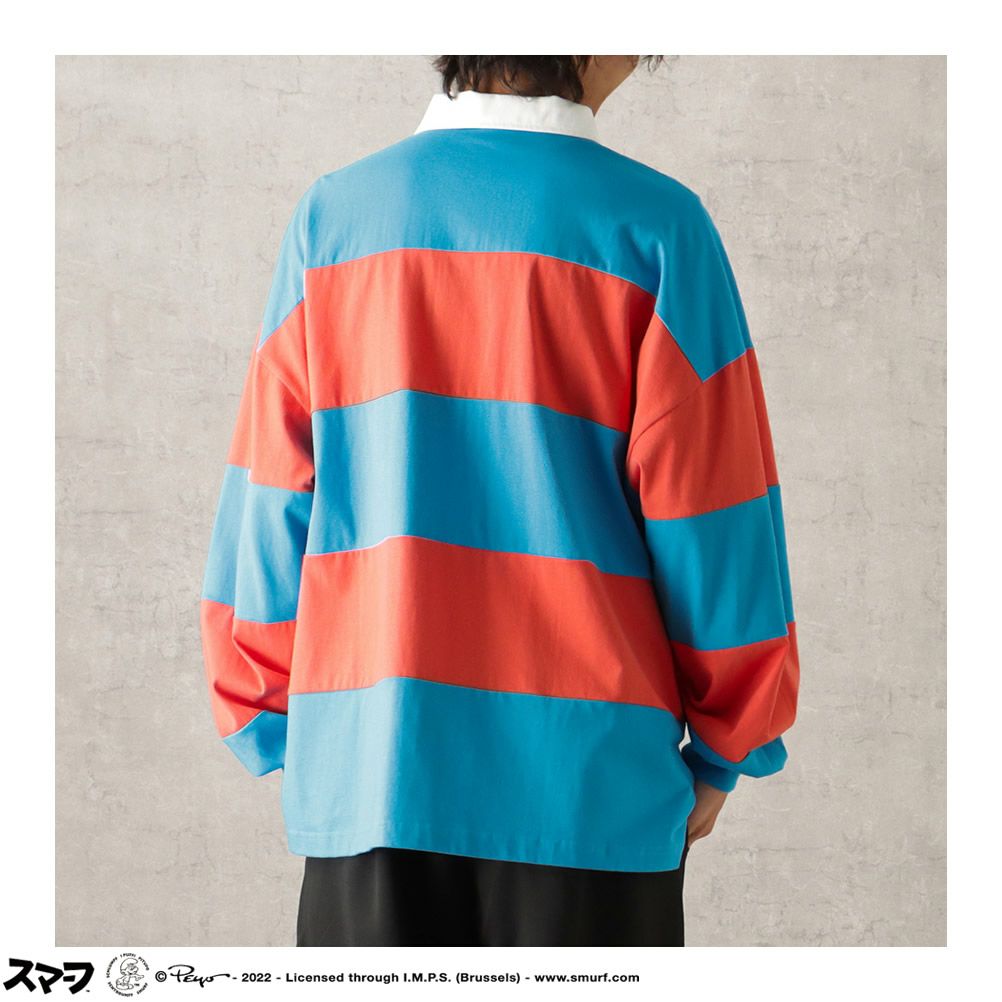 Smurf スマーフ ロングスリーブラガーシャツ メンズ