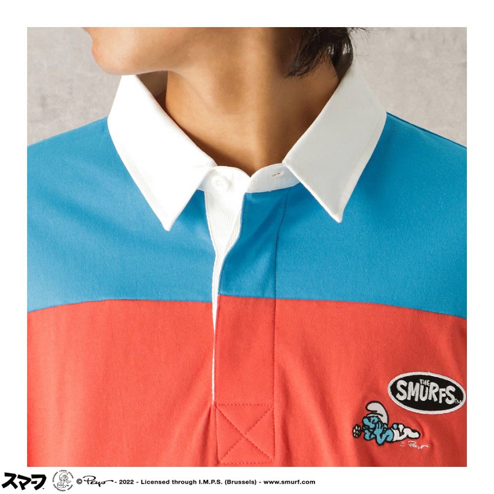 Smurf スマーフ ロングスリーブラガーシャツ メンズ