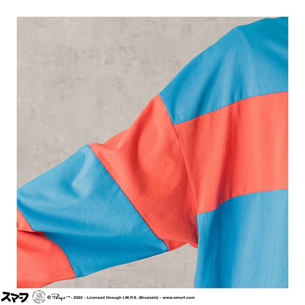 Smurf スマーフ ロングスリーブラガーシャツ メンズ