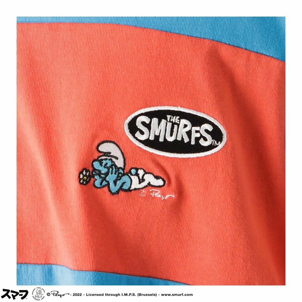 Smurf スマーフ ロングスリーブラガーシャツ メンズ