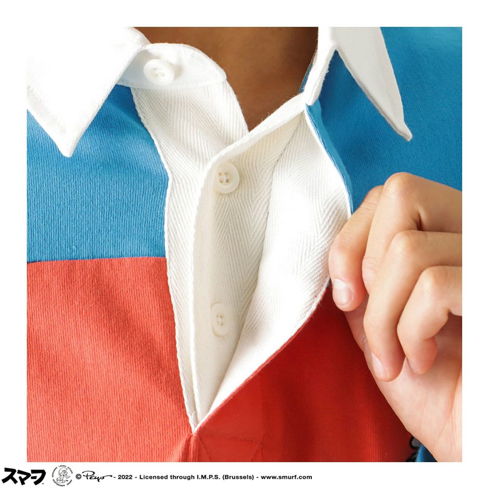 Smurf スマーフ ロングスリーブラガーシャツ メンズ