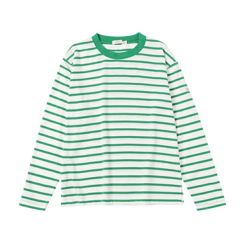 ORGABITS ボーダーロングスリーブTシャツ キッズ ネコポス 対応商品商品画像-1