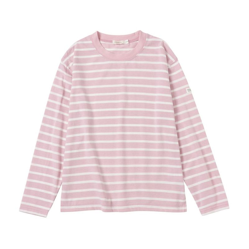 ORGABITS ボーダーロングスリーブTシャツ キッズ メール便 対応商品商品画像-2