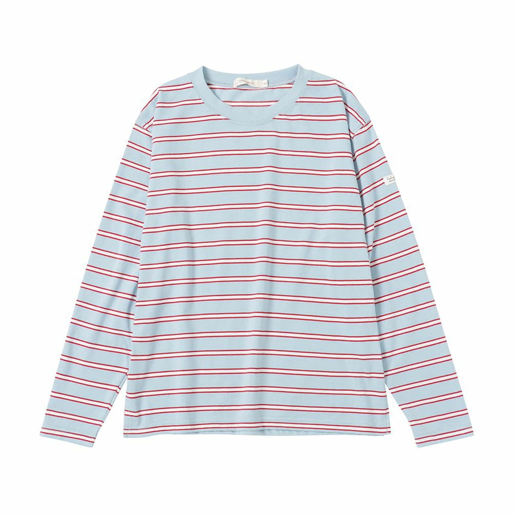 ORGABITS ボーダーロングスリーブTシャツ キッズ メール便 対応商品商品サムネイル-3