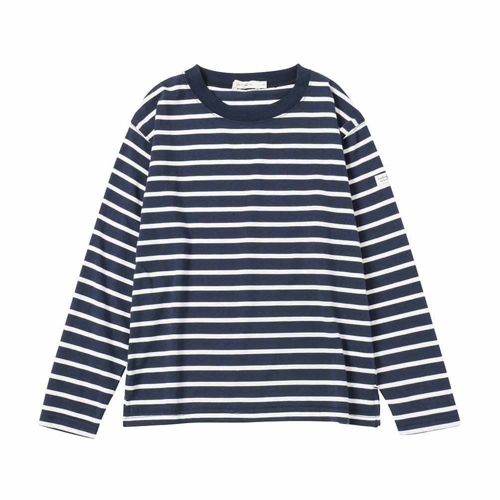 ORGABITS ボーダーロングスリーブTシャツ キッズ メール便 対応商品商品サムネイル-4