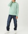 ORGABITS ボーダーロングスリーブTシャツ キッズ メール便 対応商品商品サムネイル-7