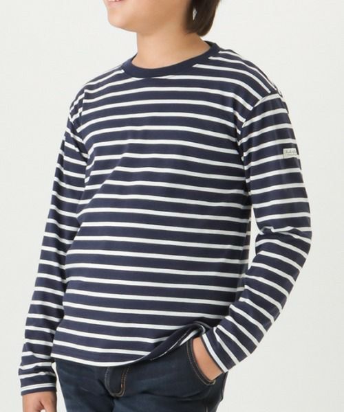 ORGABITS ボーダーロングスリーブTシャツ キッズ メール便 対応商品商品サムネイル-12
